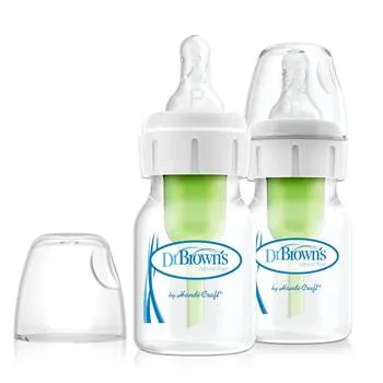 Set biberoane anti-colici cu gat ingust pentru prematuri, 2 x 60ml, Dr. Brown's