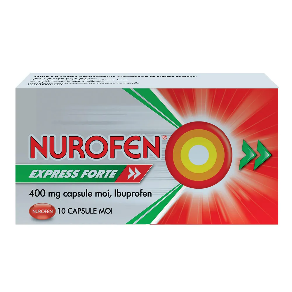Nurofen Express Forte 400mg x 10 capsule