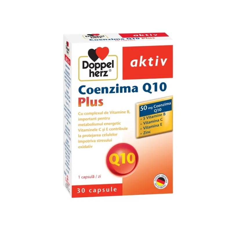 Doppelherz Coenzima Q10 Plus 50mg ,30 capsule