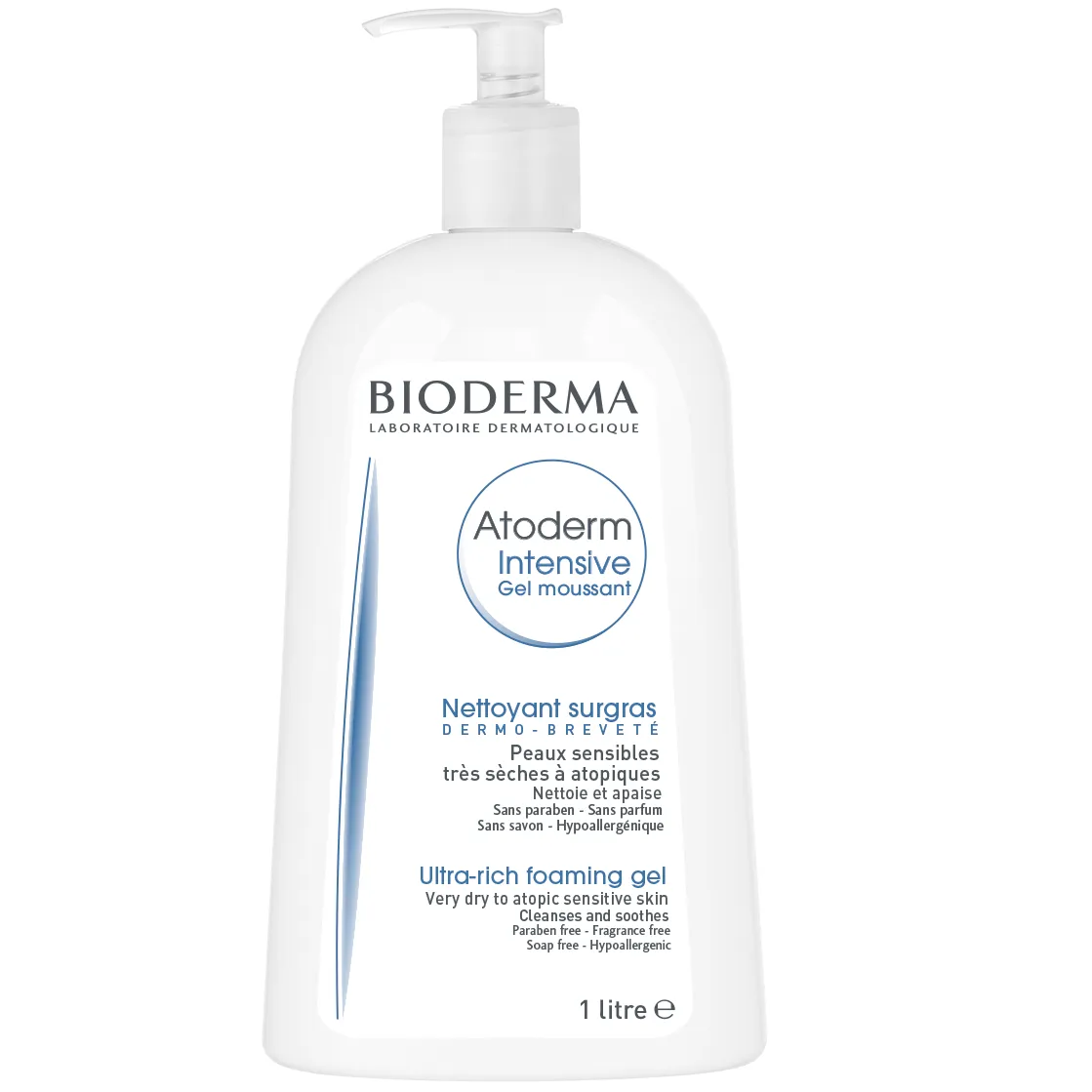 BIODERMA Gel spumant Atoderm Intensive, 1L