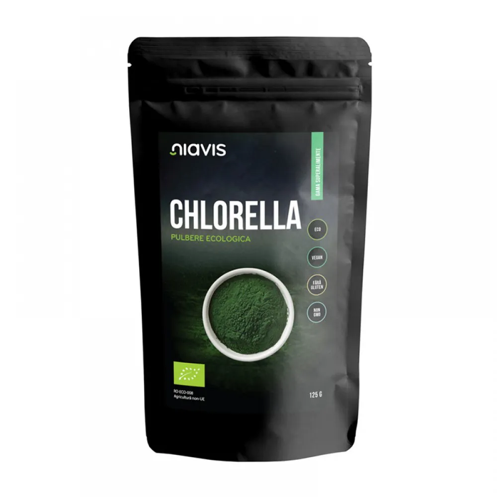 Chlorella Pulbere Organica (Bio) (125 grame)