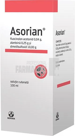 ASORIAN x 1 SOL. CUT. FARA CONCENTratie BIOFARM SA