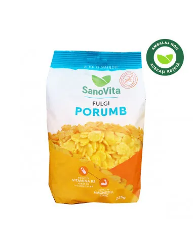 SANOVITA FULGI DE PORUMB FARA ZAHAR  225G