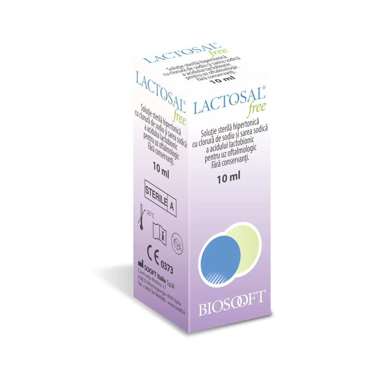 Lactosal free solutie oftalmica, 10 ml, Biosooft