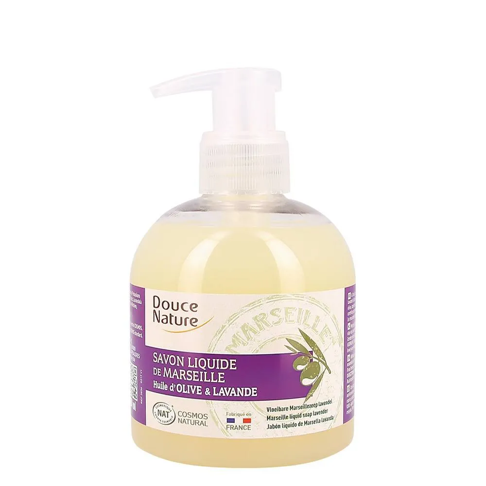 Sapun de Marsilia lichid cu lavanda (300ml), Douce Nature