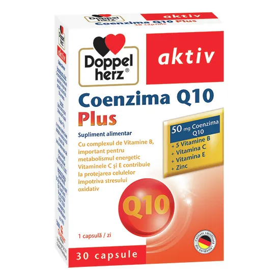 DOPPELHERZ AKTIV COENZIMA Q10 PLUS 30 CAPSULE