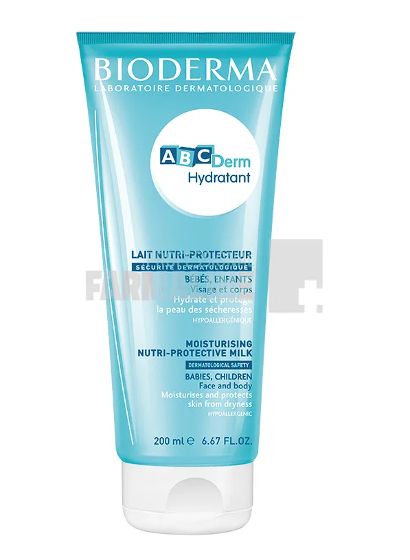 Bioderma Abcderm Lapte hidratant 200 ml