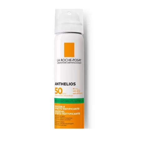 La Roche-Posay Anthelios Spray cu efect matifiant invizibil pentru fata SPF50, 75ml