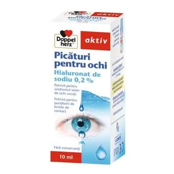 Augen Tropfen picaturi oftalmice 0,2%, 10ml, Doppelherz
      
        Augen Tropfen picaturi oftalmice 0,2%, 10ml, Doppelherz