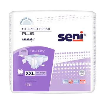 Scutece cu sistem inchis Super Plus XXL, 10 bucati, Seni