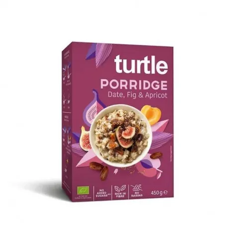 TURTLE Cereale terci organic cu curmale, smochine, caise, 450g