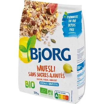Musli eco fara zahar, 375g, Bjorg