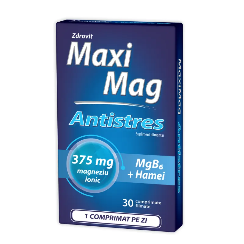 Zdrovit Maximag Antistres x 30 comprimate filmate