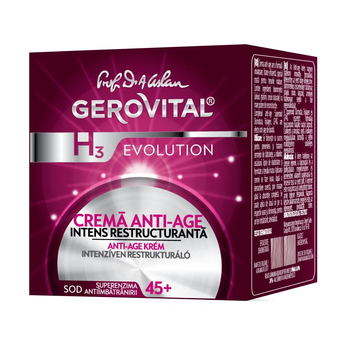 GEROVITAL H3Ev. Cr ANTI AGE intens restructuranta