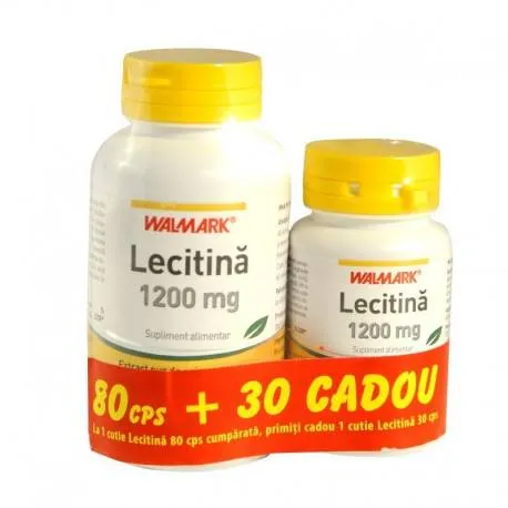 Walmark - Lecitina 1200mg 80 + 30 capsule cadou