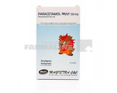 Paracetamol Mcc 125 mg 10 supozitoare