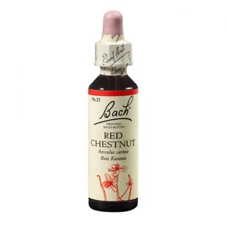 Picaturi castan rosu Red Chestnut Original Bach, 20 ml, Rescue Remedy