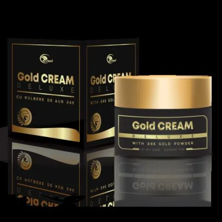 Crema antirid cu extract de aur Gold Deluxe, 50 ml, Ayurmed