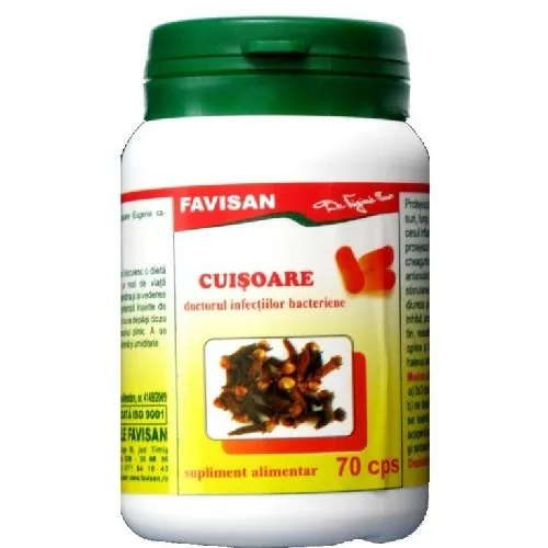 Cuisoare , 70 capsule (Favisan)
