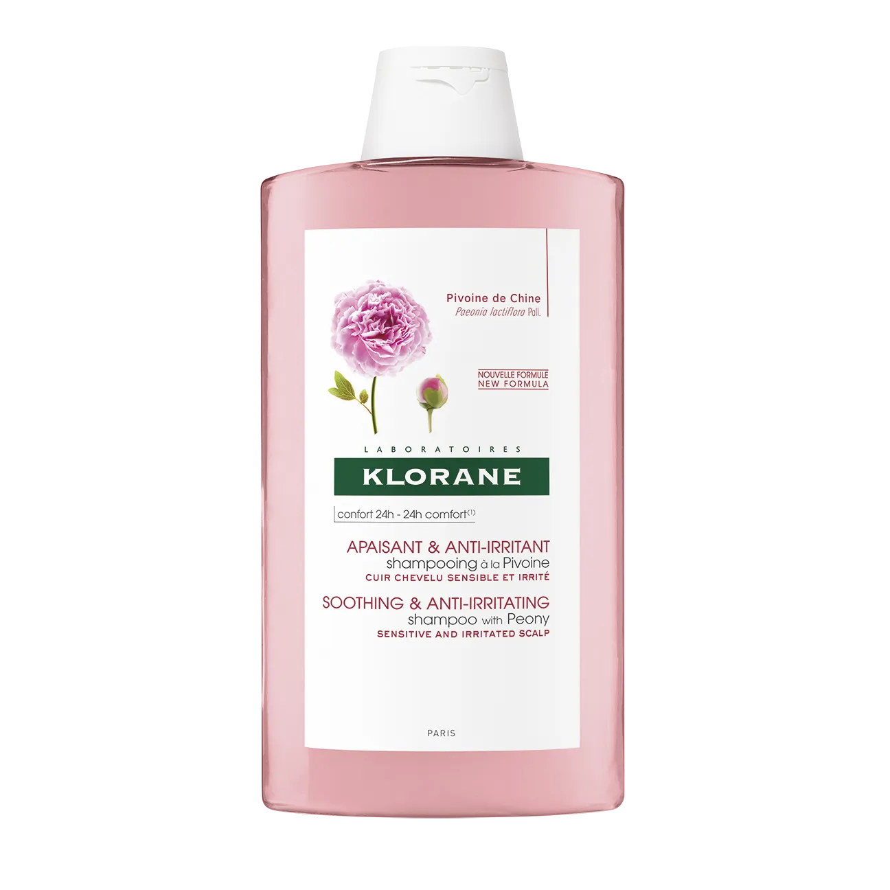 KLORANE Sampon bujor scalp iritat 400ml