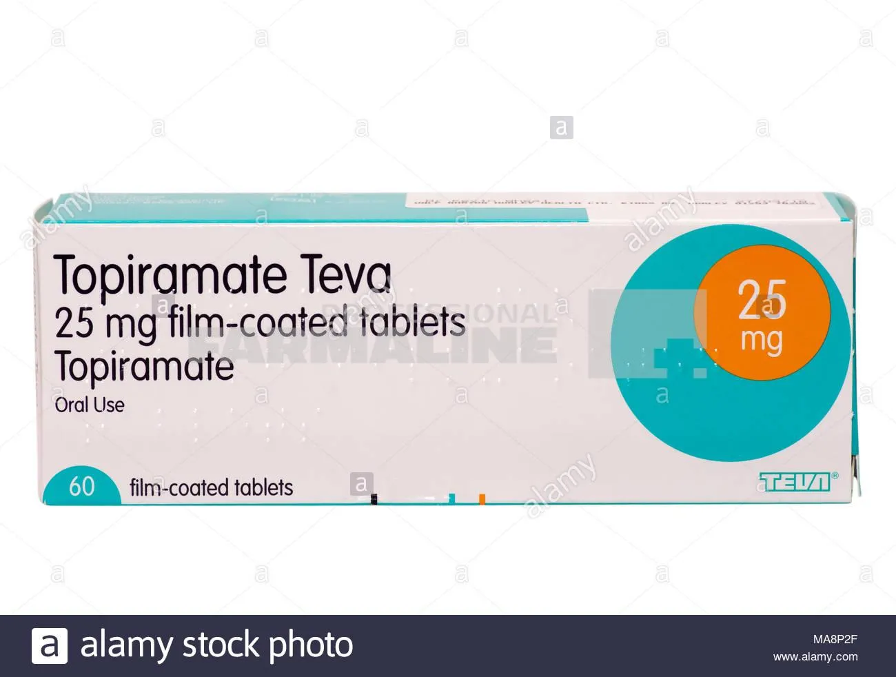 TOPIRAMAT TEVA 25 mg X 60