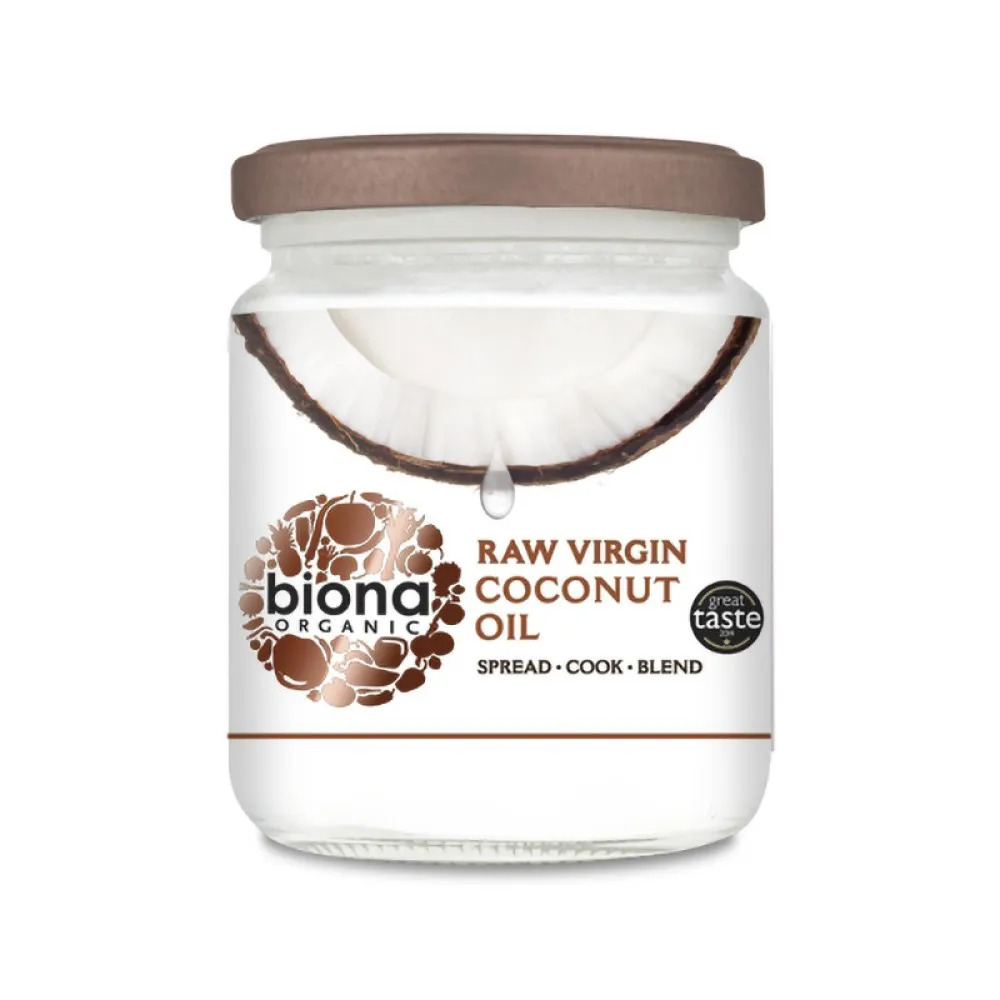 Ulei de cocos virgin presat la rece bio (200g), Biona