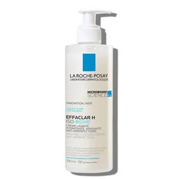 Crema hidratanta de spalare pentru pielea grasa si fragilizata Effaclar H Iso-Biome, 390ml, La Roche-Posay