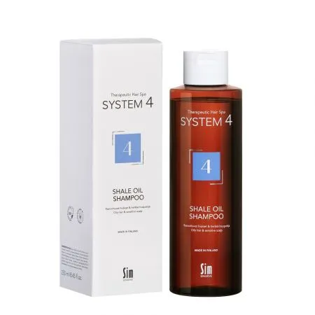 Sampon tratament pentru par si scalp gras seboreic antimatreata System 4, 250 ml, Sim Sensitive
