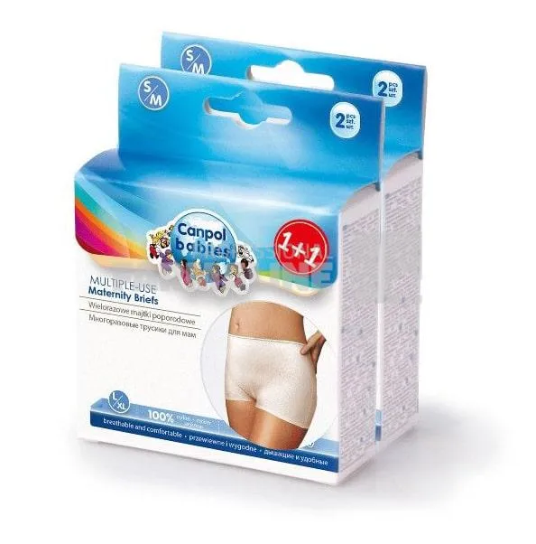 Canpol 73/002 Chiloti gravide L/XL 1+1 Cadou