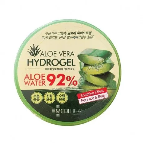 MEDIHEAL Aloe Vera Hydrogel (92%) Hidrogel calmant cu aloe vera, 300 g