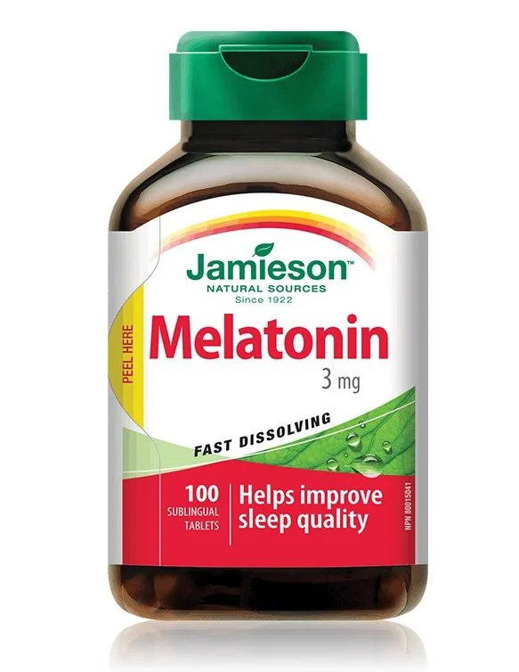 Jamieson Melatonina 3 mg 100 de comprimate