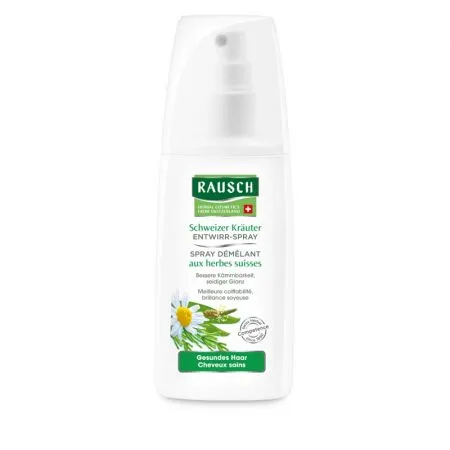 Balsam spray pentru descurcarea parului cu ierburi elvetiene, 100 ml, Rausch