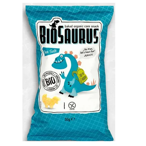 Little Angel Biosaurus Pufuleti din Porumb si Sare Fara Gluten x 50 grame