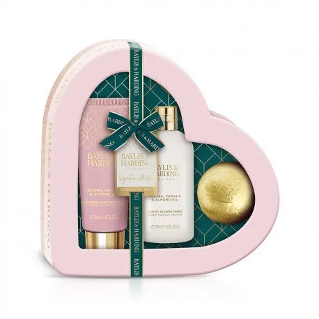 Set cadou Baylis & Harding cu Jojoba, Vanilie si Ulei de Migdale, 3 piese, BH21JOHRT