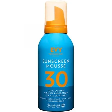 Spuma de fata si corp Unisex SPF 30, 150 ml, Evy Technology
