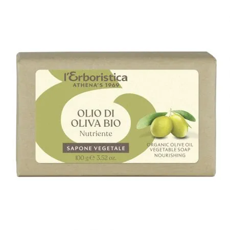 Sapun vegetal cu ulei masline, 100g, L’Erboristica