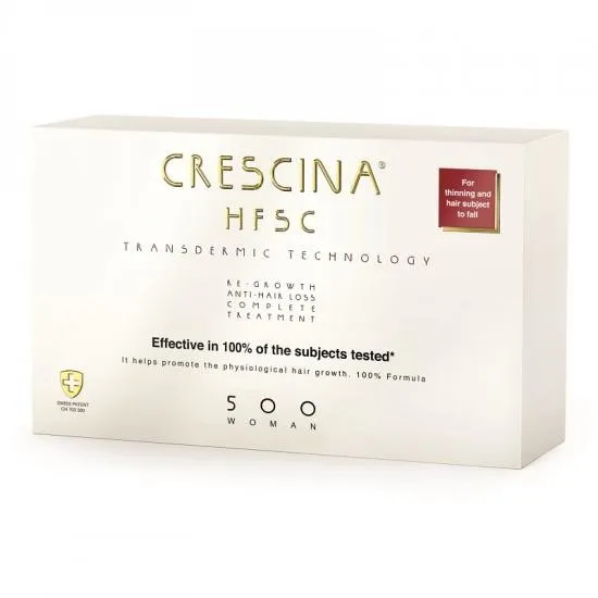 CRESCINA HFSC TRANSDERMIC TRATAMENT COMPLET 500 WOMAN X 10+10 FIOLE