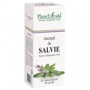 Tinctura de  Salvie, 50ml, PlantExtrakt