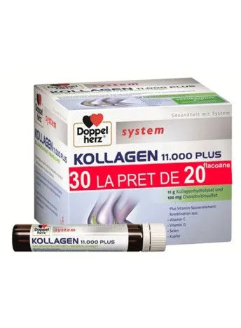 Kollagen 11000 Plus,  30 flacoane, Doppelherz