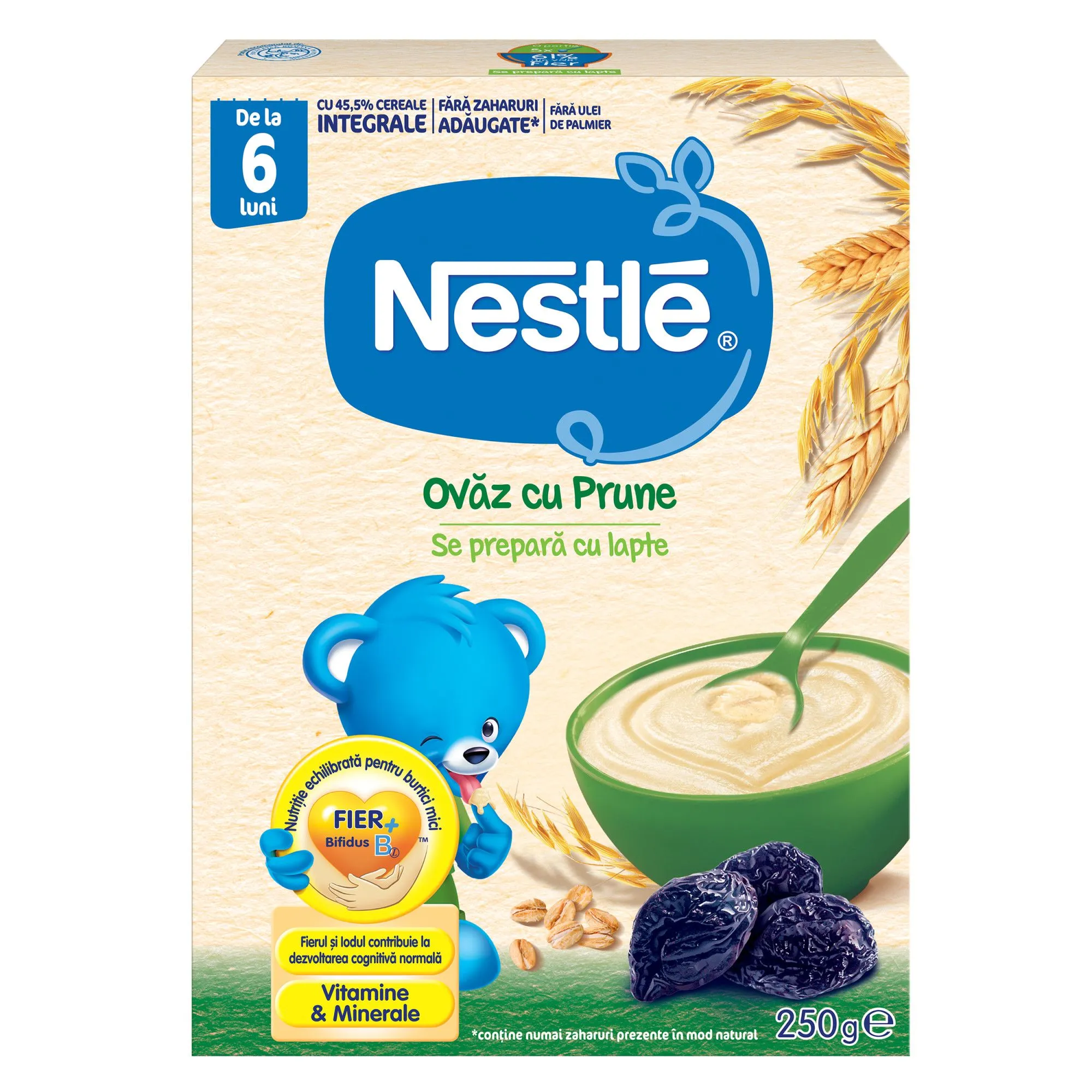 Nestle Ovaz cu Prune 250g
