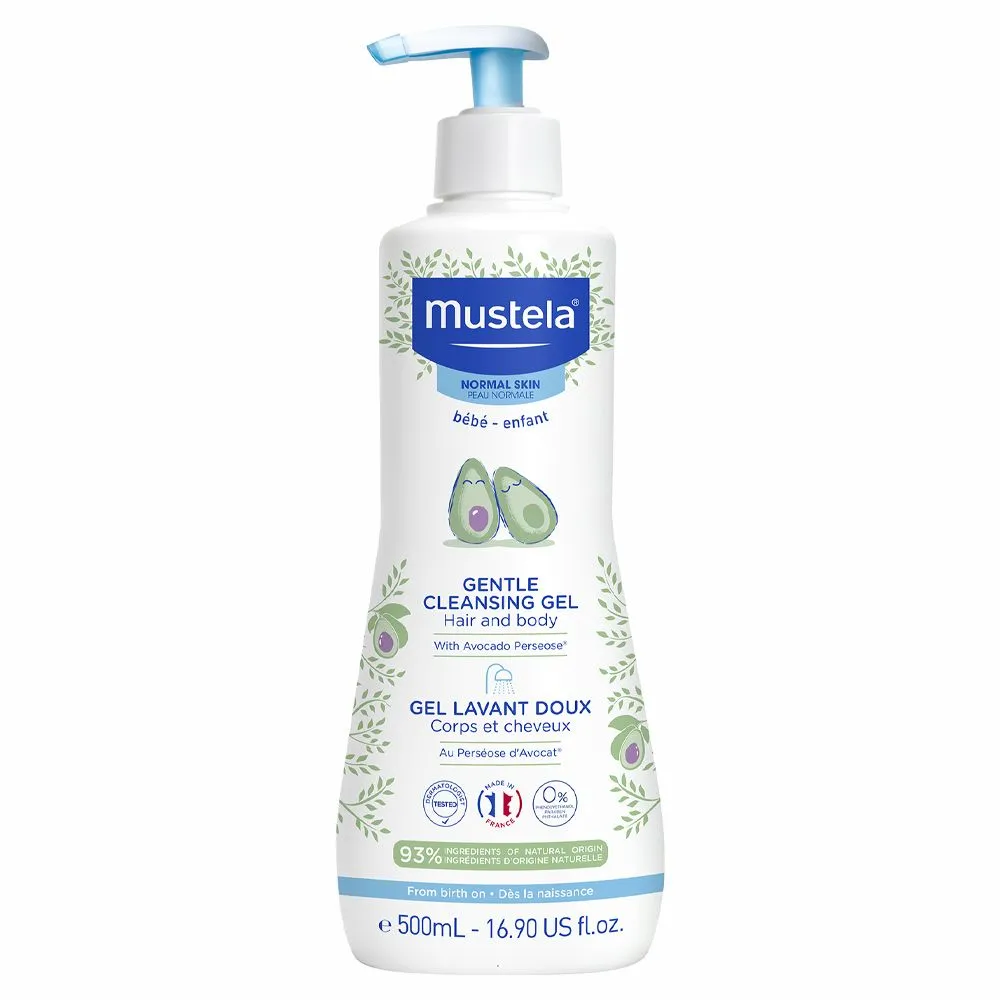 ﻿Gel de curatare par si corp, 500 ml, Mustela