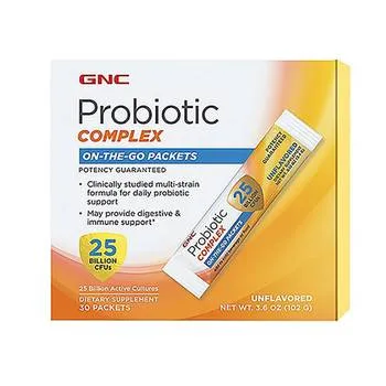 Probiotic Complex 25 Miliarde Culturi Vii, 30 pliculete, GNC