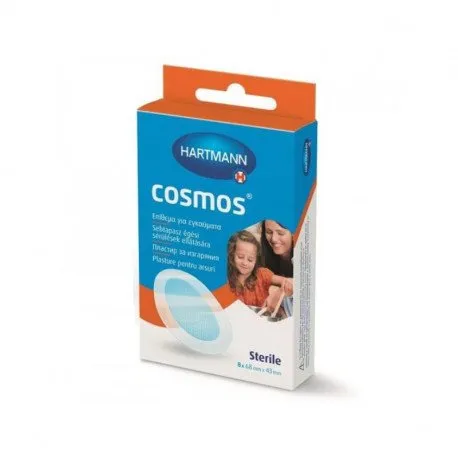 HartMann Plasturi Cosmos Burns pentru arsuri, 68 x 43 mm, 8 bucati