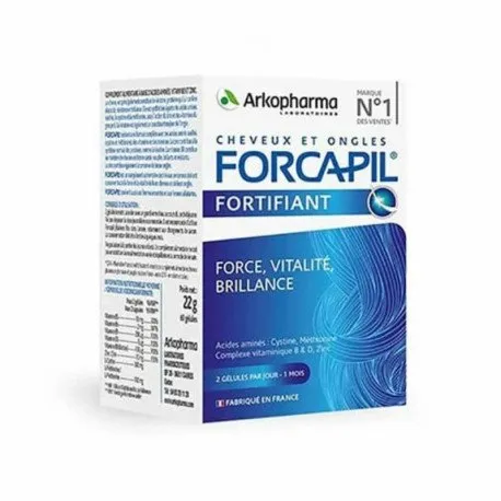 Forcapil formula fortifianta pentru par si unghii, 60 capsule