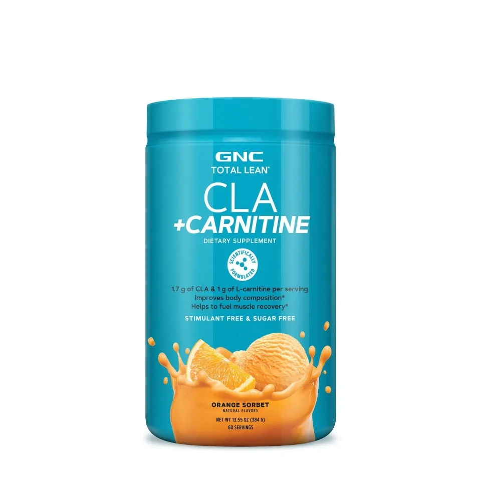 GNC TOTAL LEAN CLA + CARNITINE ORANGE SORBET 380G