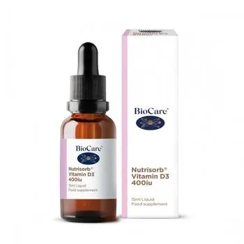 Vitamina lichida D3 400UI Nutrisorb, 15ml, BioCare