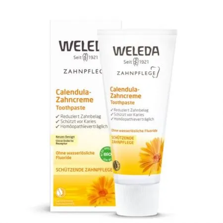 Pasta de dinti cu galbenele pentru adulti, 75ml, Weleda