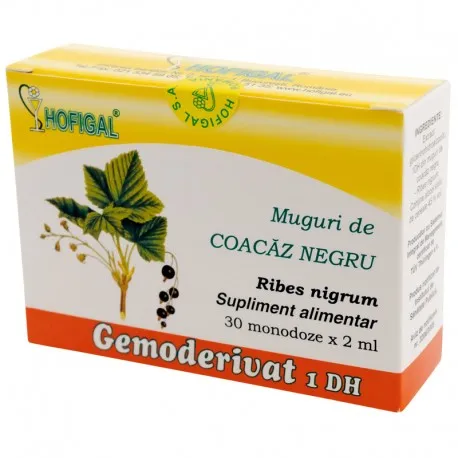 Gemoderivat Coacaz Negru 30 monodoze
