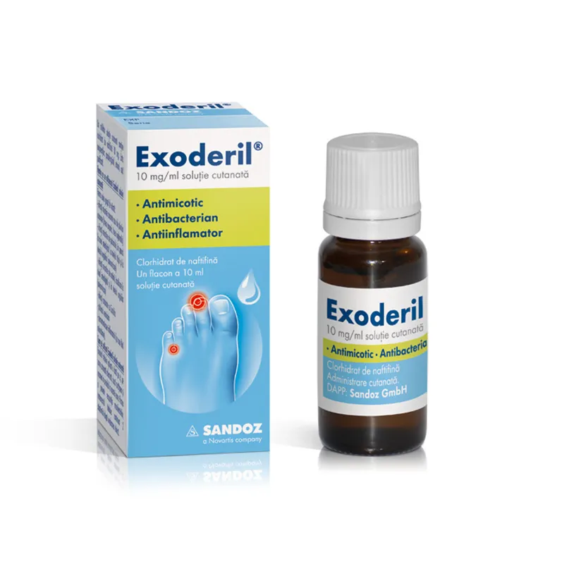 Exoderil soluție, 10 ml, Sandoz