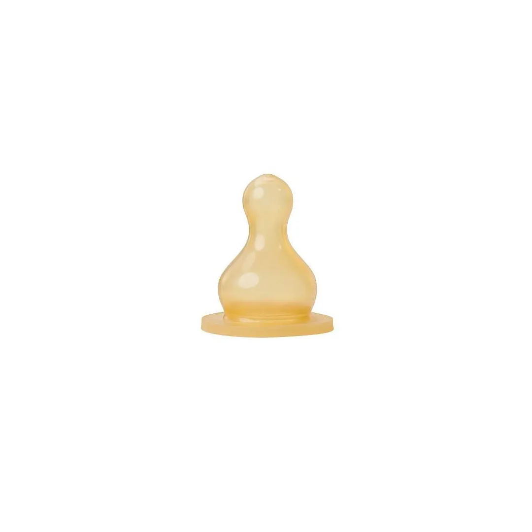 Tetine rotunde din latex, pentru ceai, 0-24 luni, 14301, Baby Nova